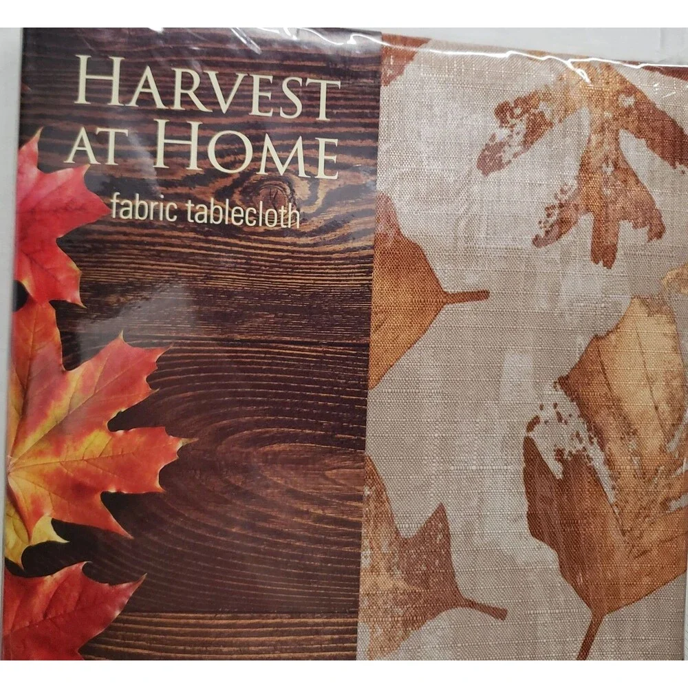 Printed Fabric Tablecloth, 60